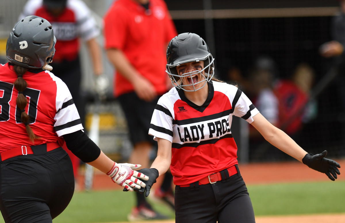 Lakeview Grant Union 2A:1A softball final Taylor Balkom 23